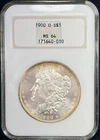 1900-O NGC MS64 Morgan Silver $1 - Old NGC Fatty Holder