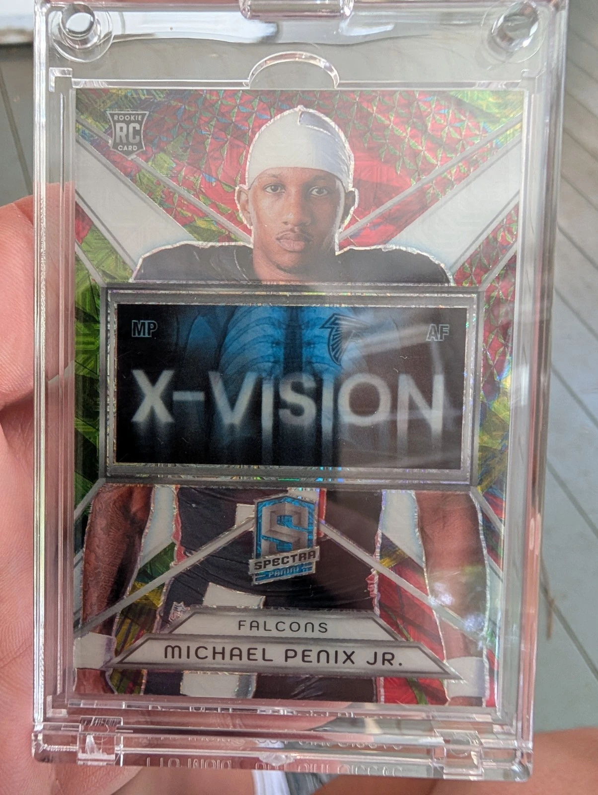 Michael Penix Panini Spectra X-Vision #XVMPJ Meta