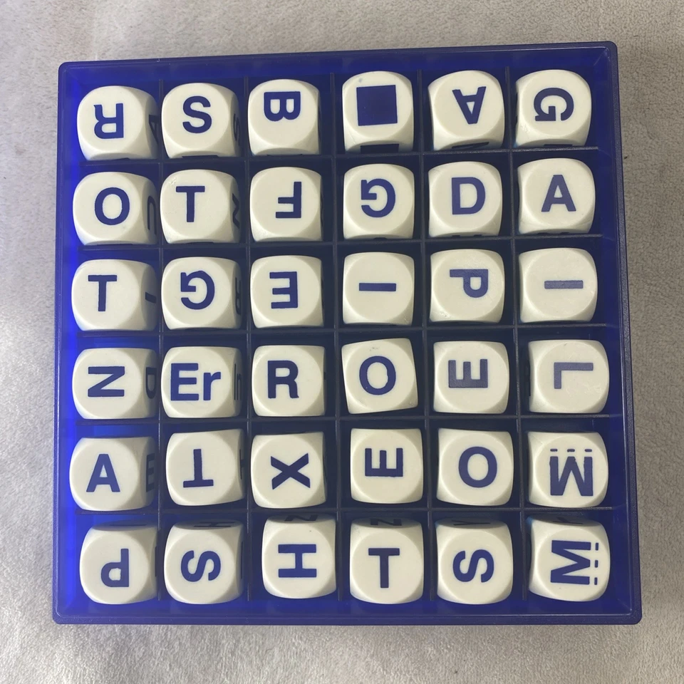 Super Big Boggle with 6x6 Grid and 36 Letter Cubes by Games USA the Biggest - Image 3 of 4