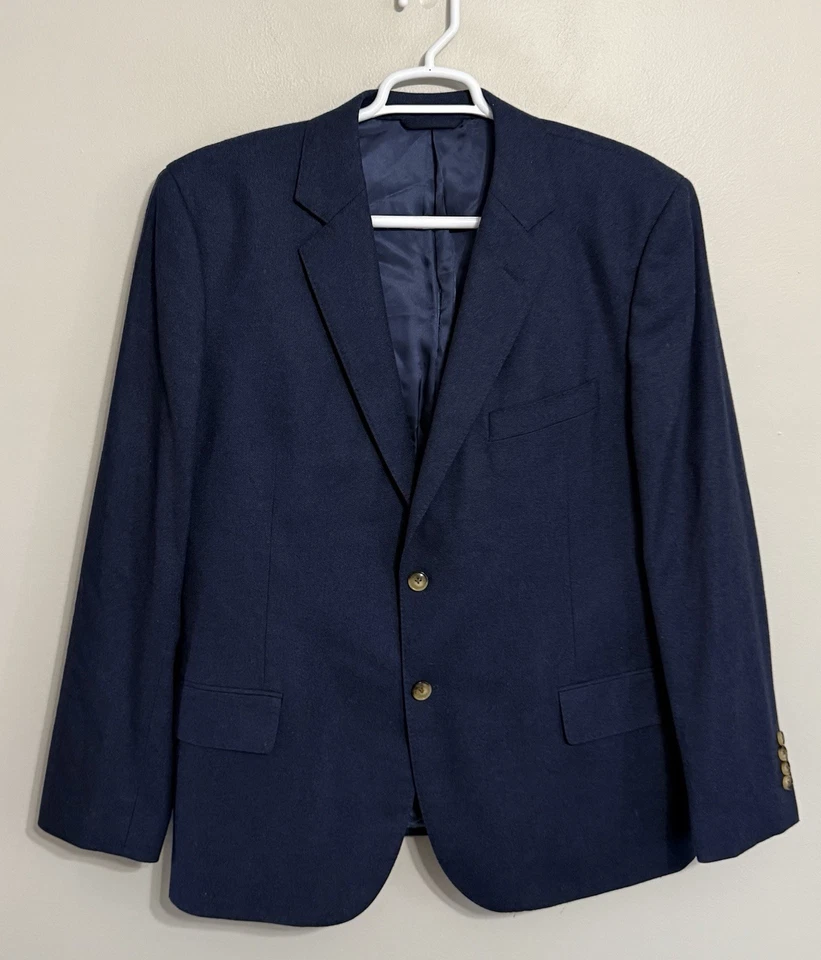 Blazer de dos botones de lana azul 46R Vineyard Vines para hombre chaqueta de costo deportivo Foto 2 de 4