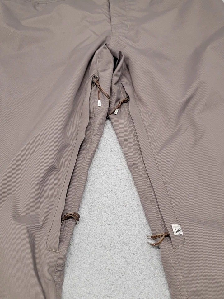 Pantalones Holden para mujer grandes marrón nailon nieve esquí resistente al agua exterior cremallera pierna Foto 2 de 4