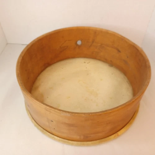 Vintage 13" Calfskin Snare Wood Drum Antique Unbranded - Picture 3 of 7