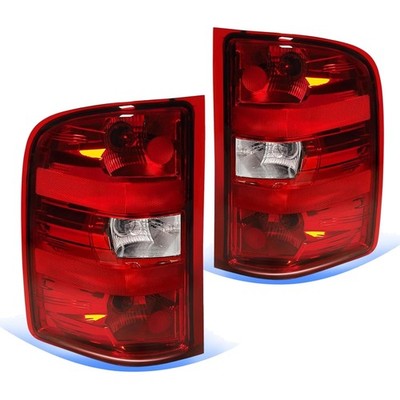 Strecos Pair Tail Lights For 2007 2013 Chevy Silverado Sierra