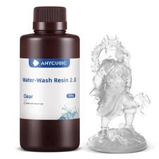 ANYCUBIC Water Washable 3D Printer Resin 2.0, 405nm High Precision UV-Curing ...