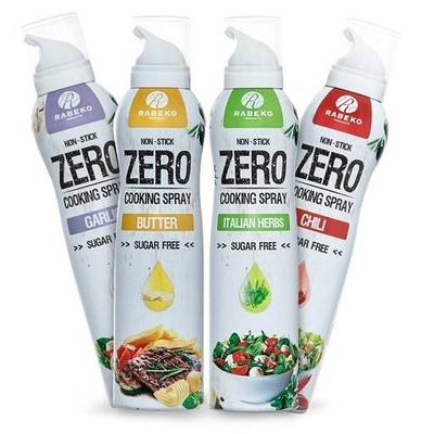 Rabeko ZERO Cooking Spray 200ml, Kalorienarm, Verschiedene Sorten