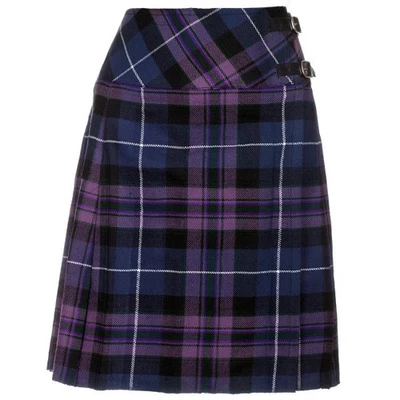 THE SCOTLAND KILT COMPANY Ladies Knee Length Pride Of Scotland Kilt Skirt 20" Length Tartan Pleated