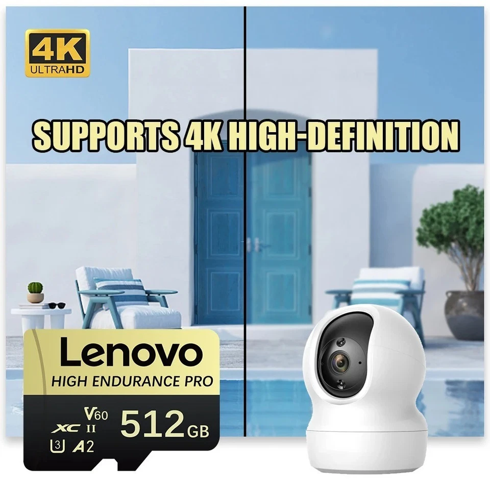 SD Card 2TB 1TB 512GB 256GB 128GB High Speed TF Card U3 Class 10 4K Video - Image 3 of 4