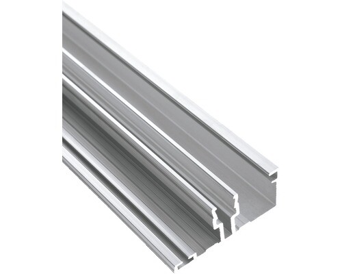 Gutta PVC Klemm-Randprofil für 10+16 mm Doppelstegplatten L = 3000 mm