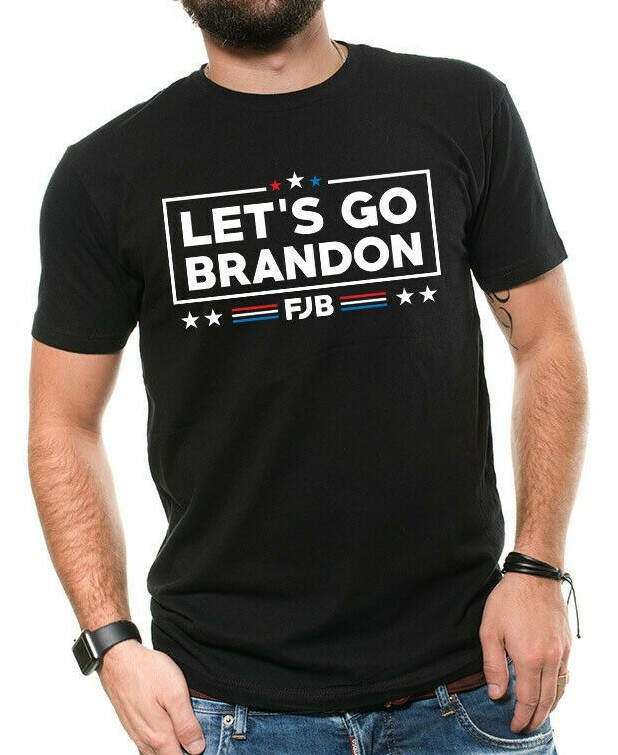 T-shirt Trump 2024 Divertente Maglietta Umoristica 'Let's Go Brandon' Con Tema Politico - Divertente, In Cotone, Per Uomini President Jfk - Foto 8