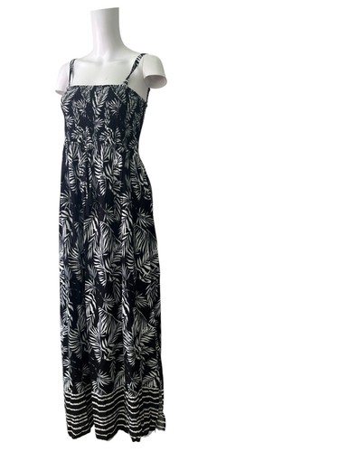 M&S Collection Beachwear Maxi Dress Size 14 Womens NEW Black Straps U42 RRP £29 - Picture 8 of 12