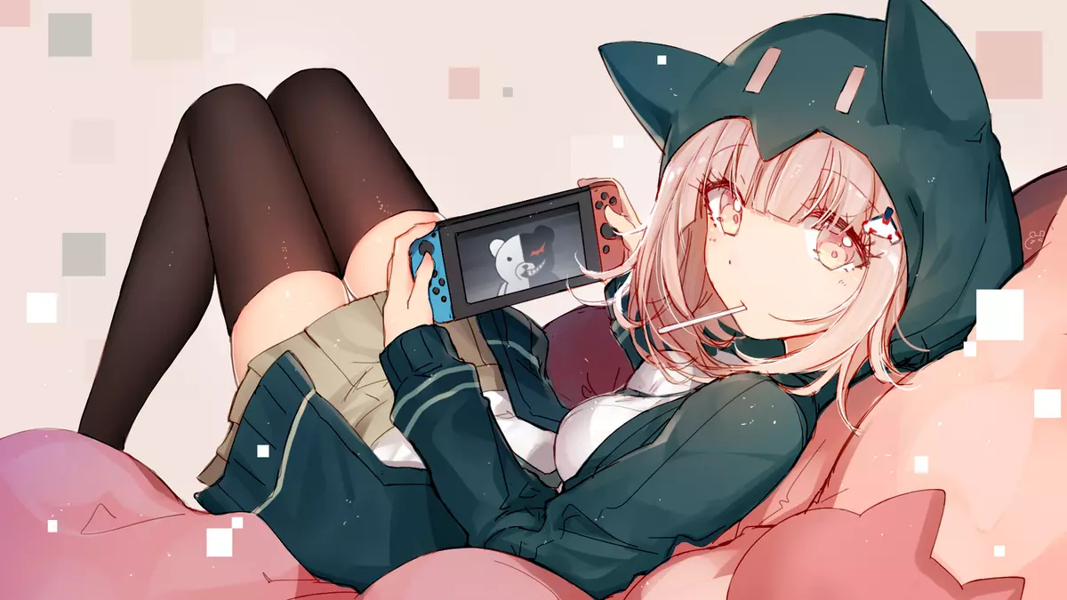 Anime girls danganronpa 2 nintendo switch nanami chiaki Playmat Game Mat Desk