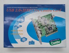 LOT OF 9 USB 2.0 3 ports  IEEE 1394 3 ports PCI Expansion Card