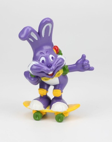 Figurine Rabbit Milka Kraft Food Plastic Toys rabbit on skateboard - Picture 2 of 6