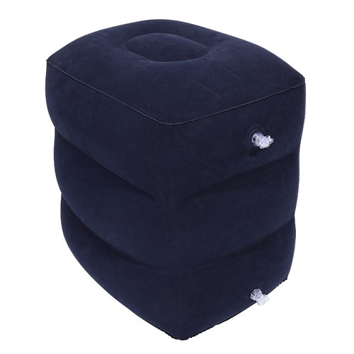 Inflatable Mat Foot Rest for Plane Airplane Footrest Travel Pillow Work