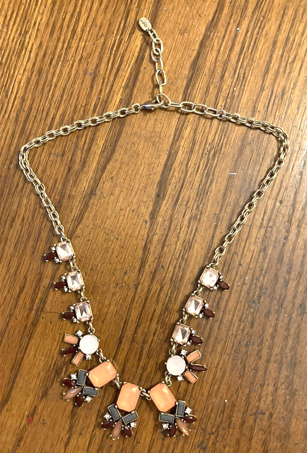 Ann Taylor LOFT Rhinestone Statement Necklace. Be… - image 2