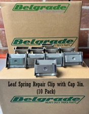 Leaf Spring Repair Clip with Cap 3in. (10 Pack)