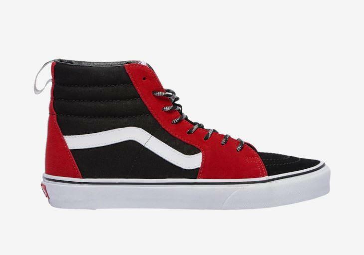 VANS SK8-HI Red Black White 