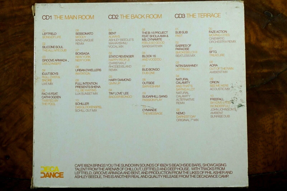 Café Ibiza - The Essential Chilled Out Sunset Mix, Groove Armada, 3 CD - CD, EN MUY BUENA CONDICIÓN Foto 2 de 2