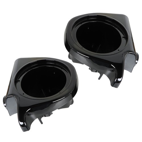 6.5"Speaker Pods Box Lower Fairing Vented For Touring Gilde Road King 1994-2013 - Picture 5 of 13