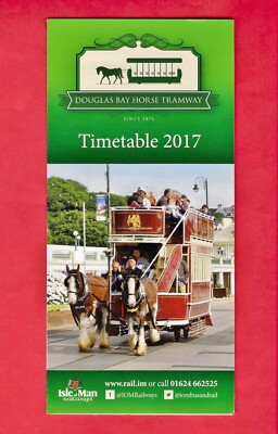 Isle of Man Timetable ~ Douglas Bay Horse Tramway - Tram Car 18