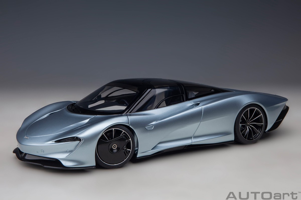 超高品質レプリカ　M36 McLAREN SPEEDTAIL FROZEN BLUE 1:18 by AUTOART 76086 BRAND NEW