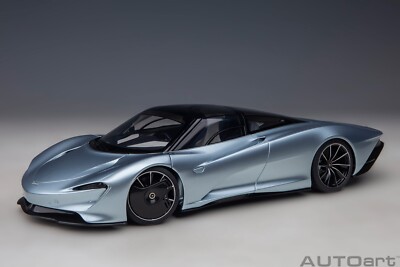 McLAREN SPEEDTAIL FROZEN BLUE 1:18 by AUTOART 76086 BRAND NEW