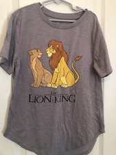Vintage Style Disney The Lion King Gray T-Shirt S/Ch 3-5 NWOT