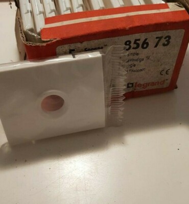 Doigt D'enjoliveur Legrand SAGANE Pour Prise Courant - Blanc Opalis Réf 85640