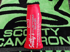 Rare 2008 Scotty Cameron Custom Shop Red Putter Headcover Head cover GREAT?