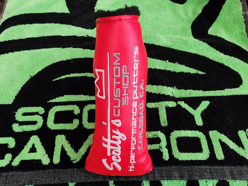 Rare 2008 Scotty Cameron Custom Shop Red Putter Headcover Head cover GREAT⛳
