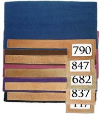 100% wełna Trophy Show Horse Siddle Koc Pad z gniazdem na numery