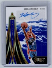 2024-25 Select - Keegan Murray In Flight Auto #IFS-MUR Blue Prizm /49