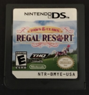 Paws & Claws: Regal Resort (Nintendo DS, 2010), cartridge only