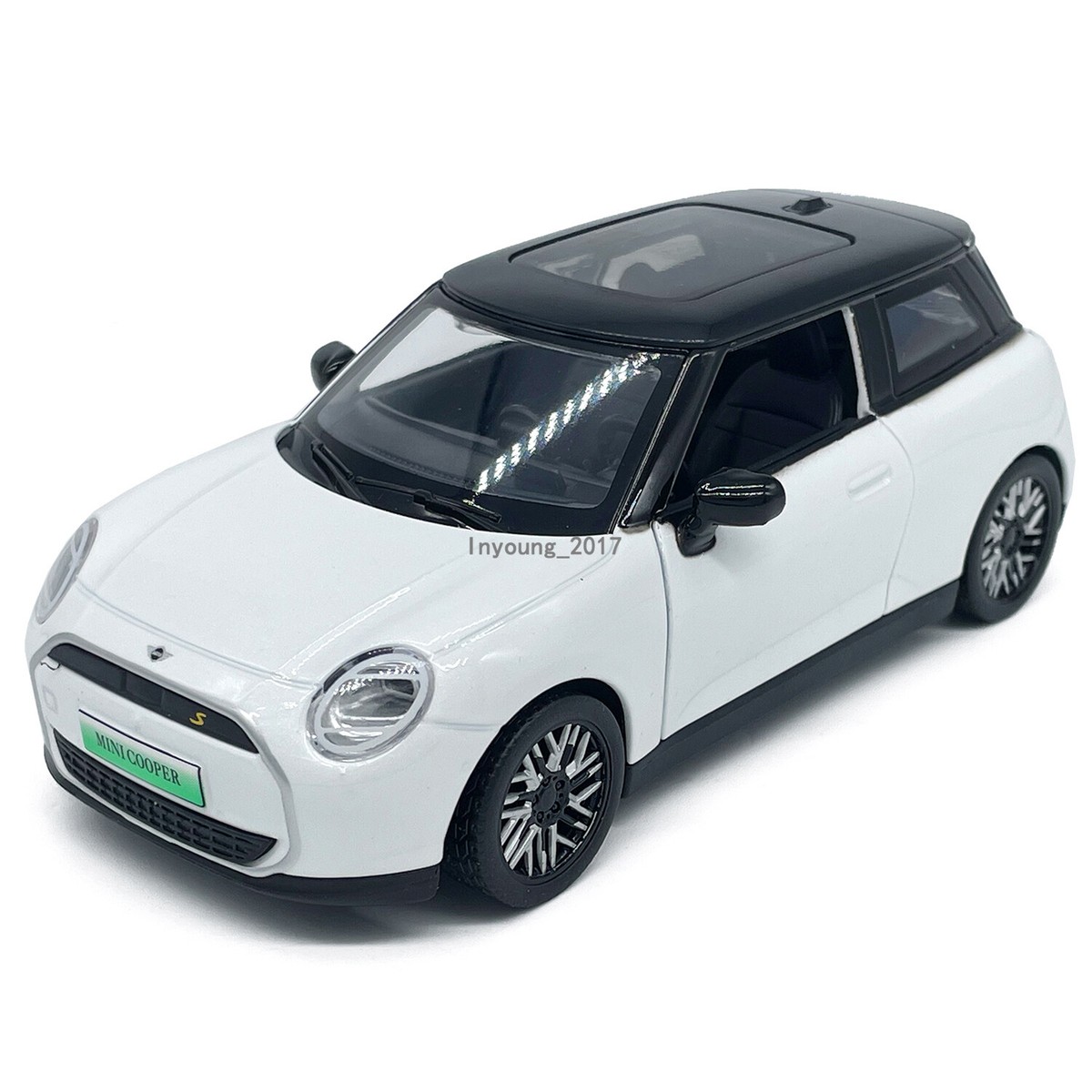 MINI COOPER ミニクーパー（ホワイト）ミニチュアカー 1/28 2024 BMW Mini Cooper Model Car Diecast Toy Cars Toys for Boys