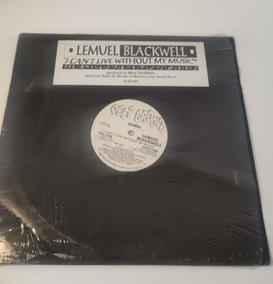 Lemuel Blackwell I Can'T Live Without My Music deep groove records rare NJ house