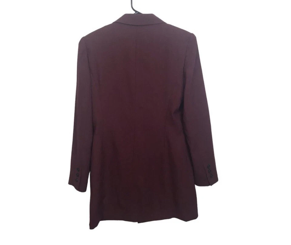 Abrigo de vestir Kasper para ASL talla 6 chaqueta de doble botonadura Foto 2 de 4