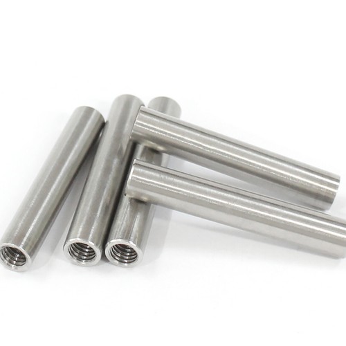 Connettore a perno tondo inox M3~M8 dadi lunghi filettato asta barra manicotto tubo - Foto 11 di 23