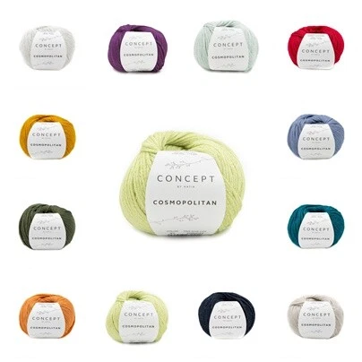 Wolle Katia Cosmopolitan 50g  Viskose stricken häkeln - Bild 1 von 1