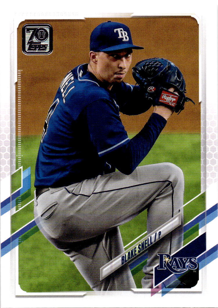 2021 Topps #261 Blake Snell 70th Anniversary Celebration