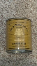 Phillip Morris Small Key Top Canister Tobacco Tin