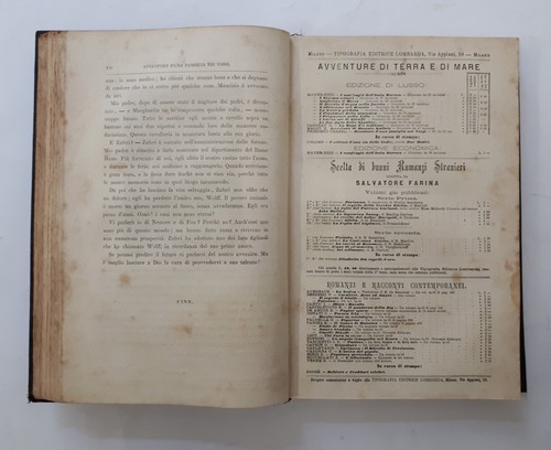 Avventure di Terra e di Mare, 3 Opere di Chazel ,Mayne-Reid, Malot, Milano 1875 - Picture 12 of 24