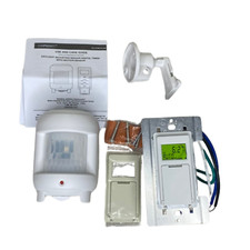 Defiant daylight adjusting indoor digital timer with motion sensor