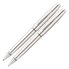 Cross Coventry classic Cross profile and Polished Chrome Pen and Pencil Gift Set