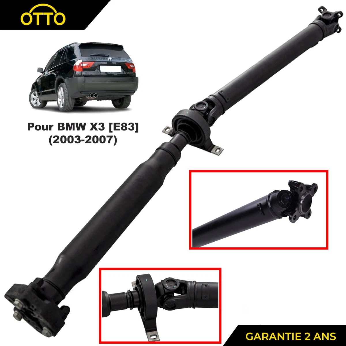 Arbre De Transmission Avant Gauche Pour BMW X5 E70 / X6 E71/E72 - Sans Bague ABS - Neuf