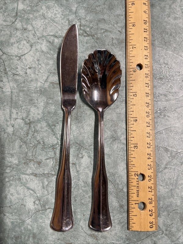 Sugar Spoon, Master Butter Knife Waterford NORMANDY Stainless China Flatware
