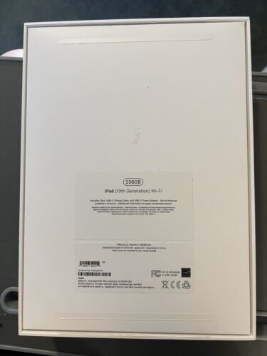 Apple iPad 10th Gen Wi-Fi 256GB Pink A2696 - Empty Box Only - No iPad Included - Photo 2/2