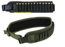 Cartridge Belt for Shotgun 12 Bore 12G Gunbelt Holds 28 with Adjustable Strap