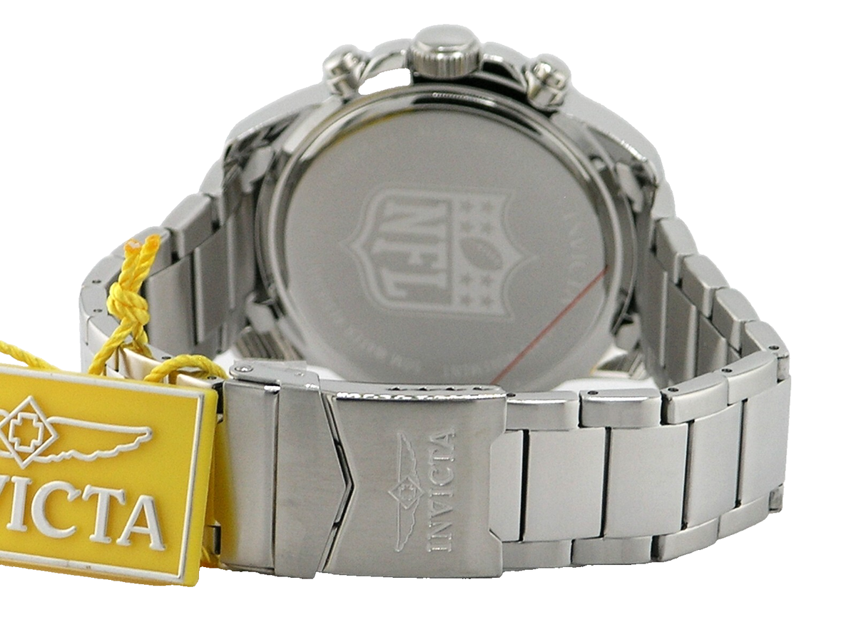 NEW INVICTA 47935 SAN FRANCISCO 49ERS NFL SF STEEL WATCH