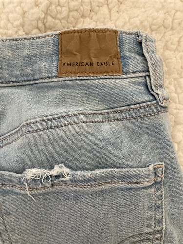 American Eagle Next Level Stretch High Rise Jegging Damen Gr. 00 Distressed - Bild 11 von 12