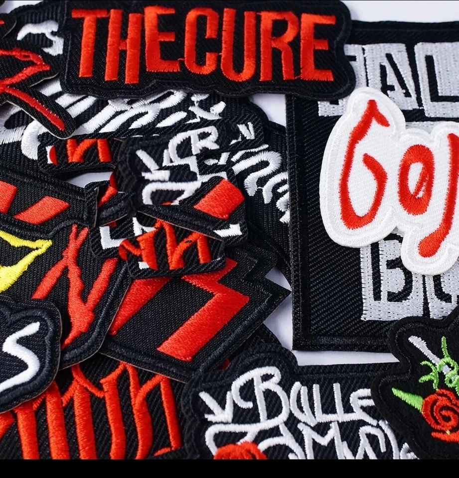 Rock Band Patches Lot of 10 Wholesale Iron-on Fabric Patch Assortment - Image 3 of 4